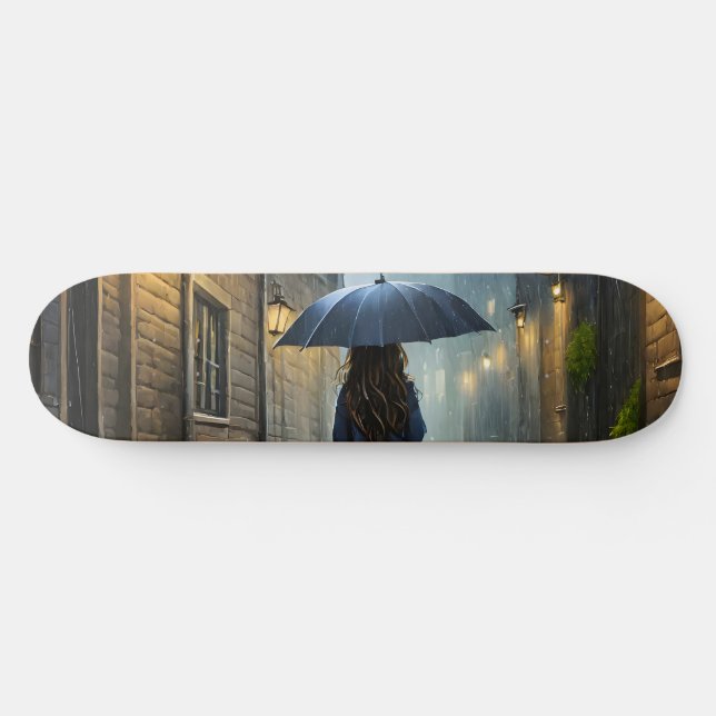 Skateboard Marcher sous la pluie (Horz)