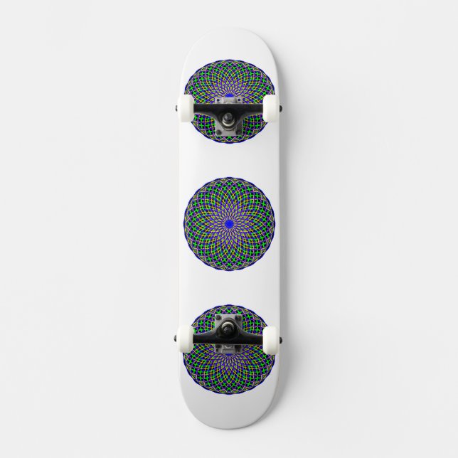 Skateboard Mardi Gras Folie (Recto)