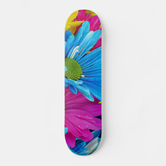 Skateboard Marguerites Colorées