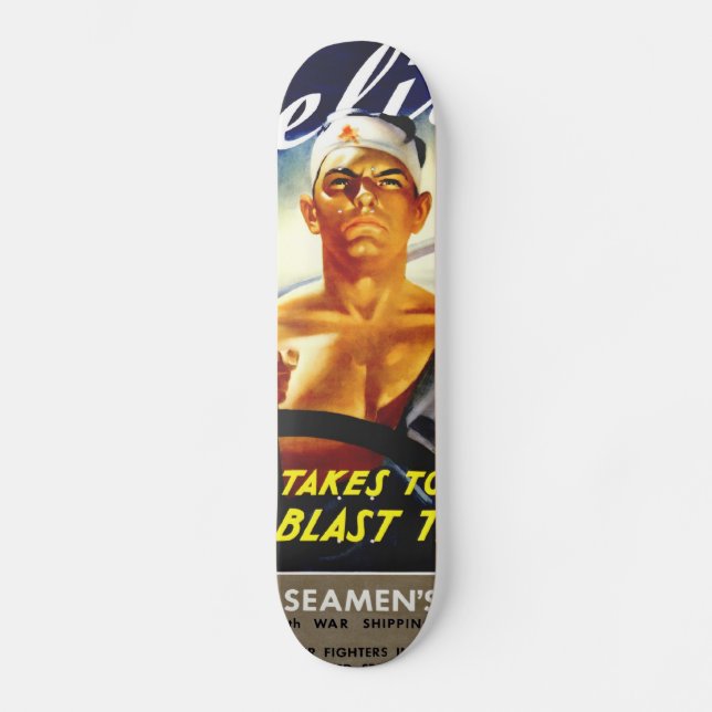 Skateboard Marins marchands (Recto)