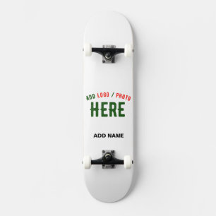 SKATEBOARD MARQUE BLANCHE MODERNE ET PERSONNALISABLE VÉRIFIÉE