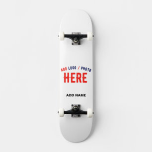 SKATEBOARD MARQUE BLANCHE MODERNE ET PERSONNALISABLE VÉRIFIÉE