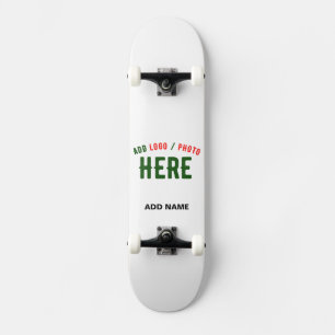 SKATEBOARD MARQUE BLANCHE MODERNE ET PERSONNALISABLE VÉRIFIÉE