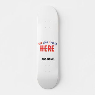 SKATEBOARD MARQUE BLANCHE MODERNE ET PERSONNALISABLE VÉRIFIÉE