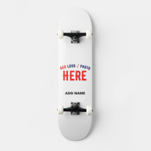 SKATEBOARD MARQUE BLANCHE MODERNE ET PERSONNALISABLE VÉRIFIÉE