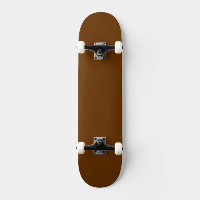 Skateboard Marron Uni (Recto)