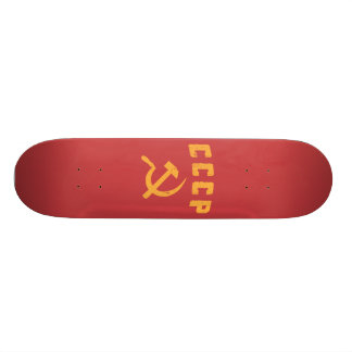 Skateboard marteau vintage et faucille de l'URSS de Russe de