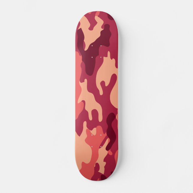 SKATEBOARD MARTIAN DESERT CAMO / CAMOUFLAGE DAZZLE MOTIF (Recto)