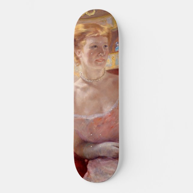 Skateboard Mary Cassatt - Femme avec collier de perle dans un (Recto)
