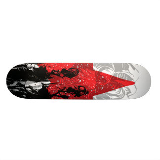 Skateboard Masque de gaz rouge d'étoile ! Planches à