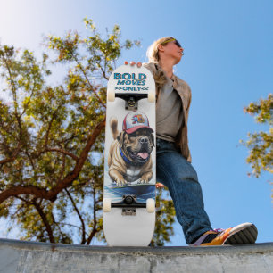 Skateboard Mastiff Dogue anglais planche de surf vacances