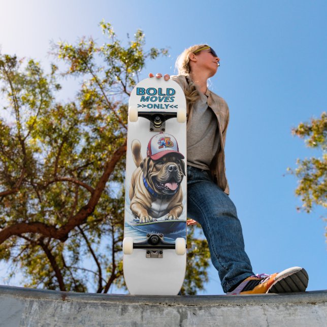 Skateboard Mastiff Dogue anglais planche de surf vacances (Extérieur 1)