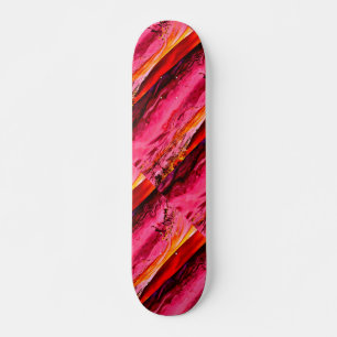 Skateboard Maui rouge ondule Thunder_Cove