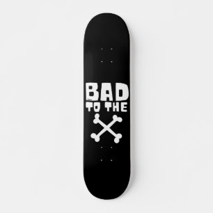 SKATEBOARD MAUVAIS À L'OS
