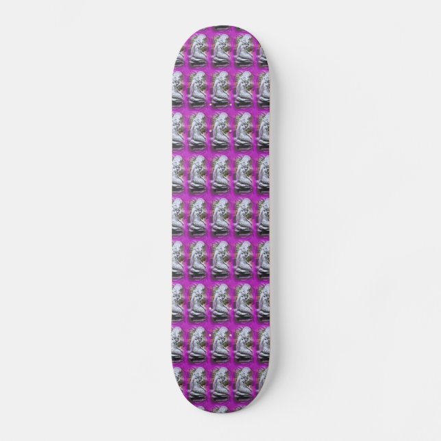 skateboard mauve (Recto)