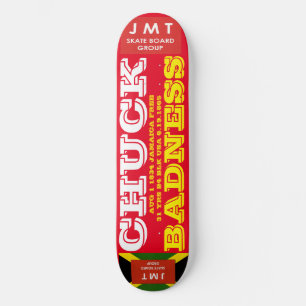 Skateboard MAUVEISE DE CHUCK. 1 AOÛT 1834. 8 1/2" Planche de