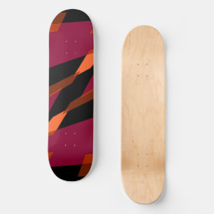 Skateboard Mazipoodles Abstraction Perspective Magenta Noir