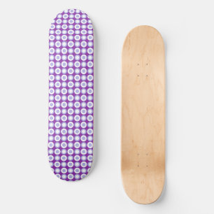 Skateboard Mazipoodles Polka Dot Donuts - Lavande Violette