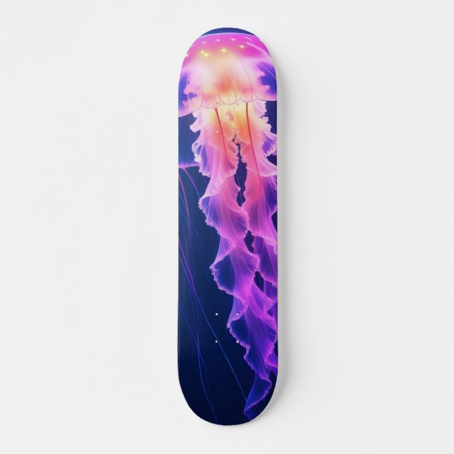 Skateboard Méduses Océan Vie Sous-Marine (Devant)