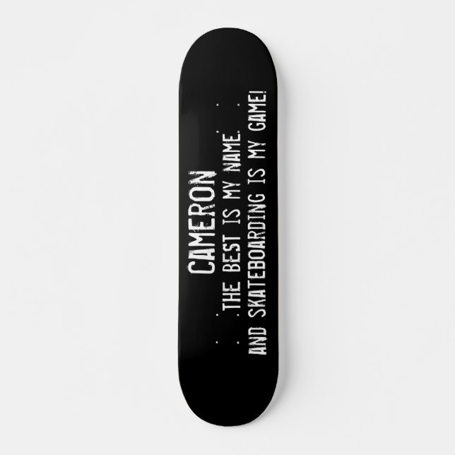 Skateboard Meilleur est mon nom Custom Grunge (Devant)
