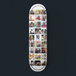Skateboard Meilleur papa jamais Cool Instagram tendance Colla<br><div class="desc">Photo Instagram moderne Collage pour le meilleur papa jamais! Personnalisez avec vos photos de famille personnalisées ainsi que des messages avec des noms et faites de ce cadeau de Fête des pères ou d'anniversaire le plus cool jamais!</div>