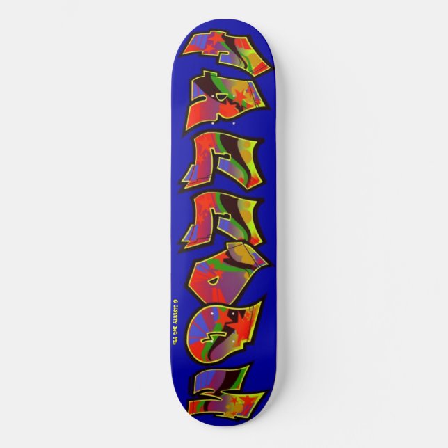 SKATEBOARD MEILLEURS SKATEBOARDS - GRAFFITI DE LA LIBERTÉ - P (Recto)