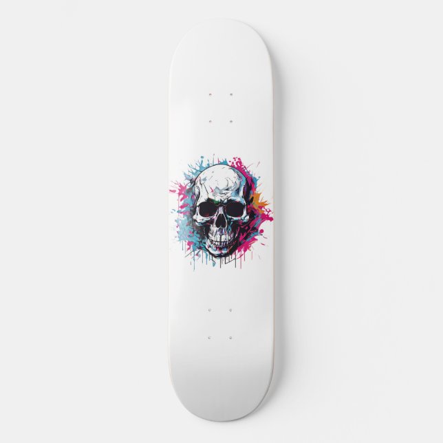 Skateboard Mème de crâne (Recto)