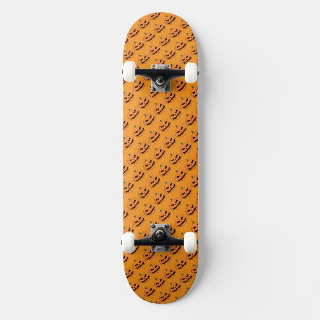 Skateboard Menacer Jack O'Lantern Halloween (Recto)