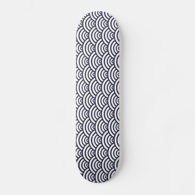 Skateboard Mer de Seigaiha (Recto)