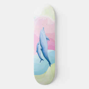 Skateboard Mer Extraordinaire avec dauphins