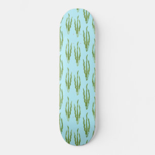 Skateboard Mer verte Océan Plante Nature Lover Eau bleue