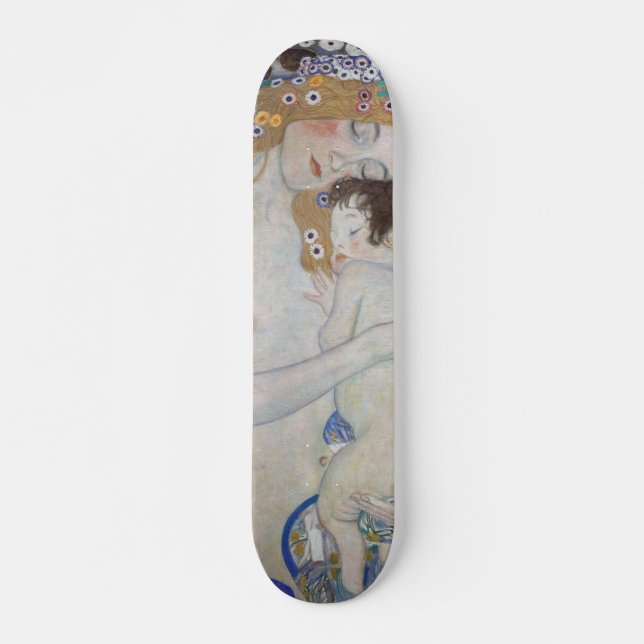 Skateboard Mère et enfant par Gustav Klimt (Devant)
