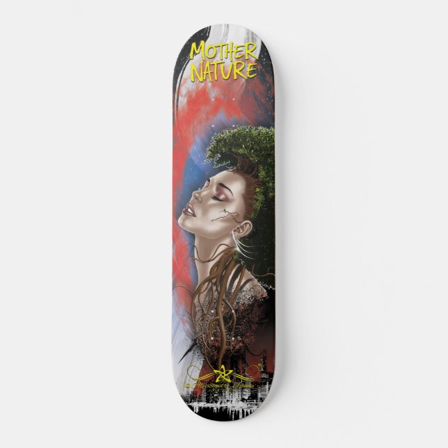 Skateboard Mère Nature 3/4 (Recto)