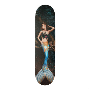 Skateboard Mermaid Paradise