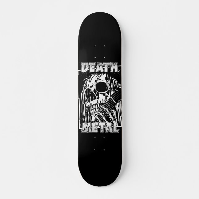 Skateboard Métal de la mort (Devant)