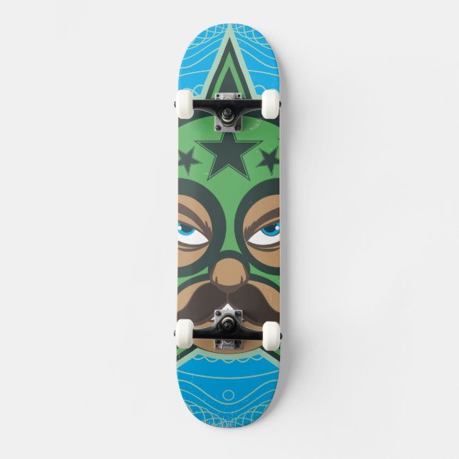 Skateboard Mexicain Luchador (Recto)