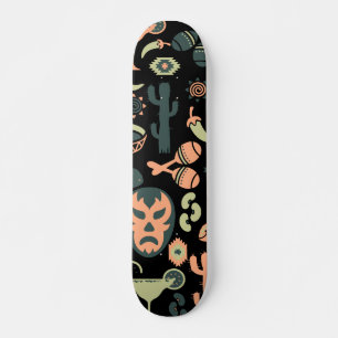 Skateboard Mexican Pattern