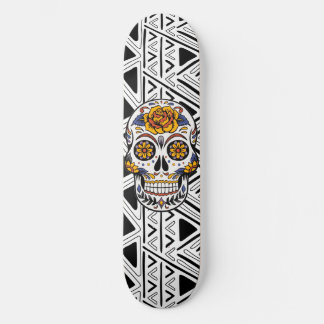 Skateboard Mexican Sugar Skull