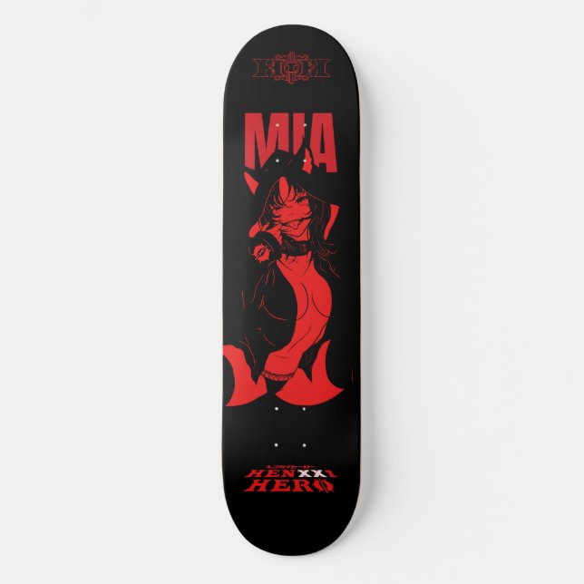 Skateboard Mia Red (Recto)