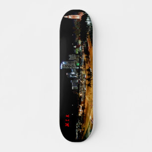 Skateboard ~Miami Skyline~ MIA SKATE DECK, CUSTOMISEZ-LE !