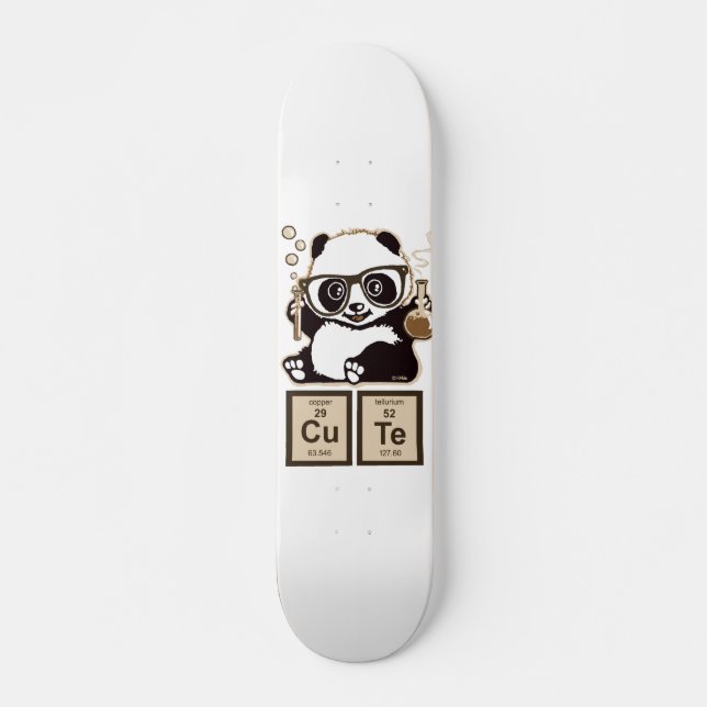 Skateboard Mignon découvert par panda de chimie (Devant)