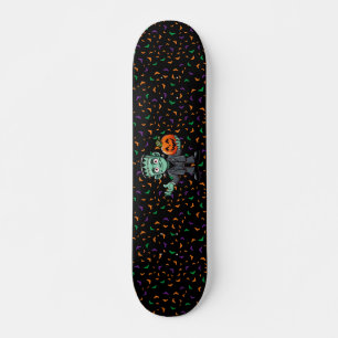 Skateboard Mignon, monstre du dessin animé Frankenstein