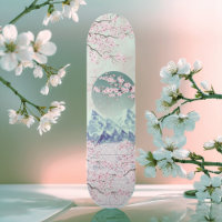 Mint Vert bleu rose cerisier Fleur de lune Montagn