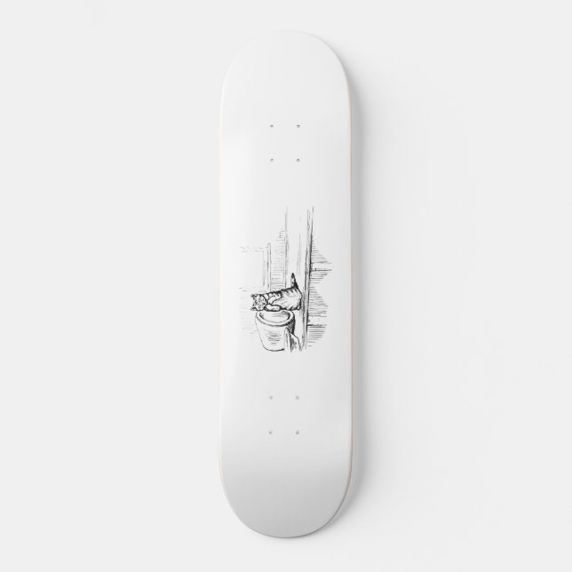 Skateboard Mittens the Kitten (Chat à l'ardeur) (Beatrix Pott (Recto)