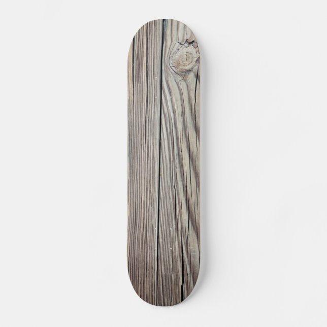 Skateboard Modèle en bois patiné d'arrière - plan de planche (Recto)
