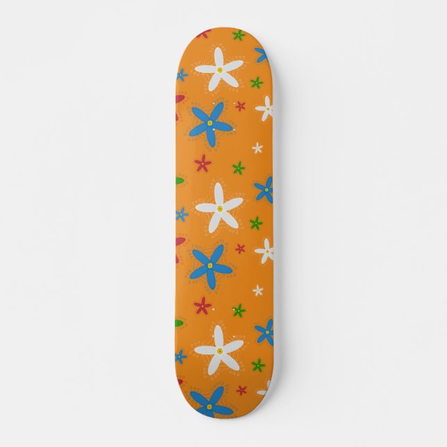 Skateboard Modèle floral (Devant)