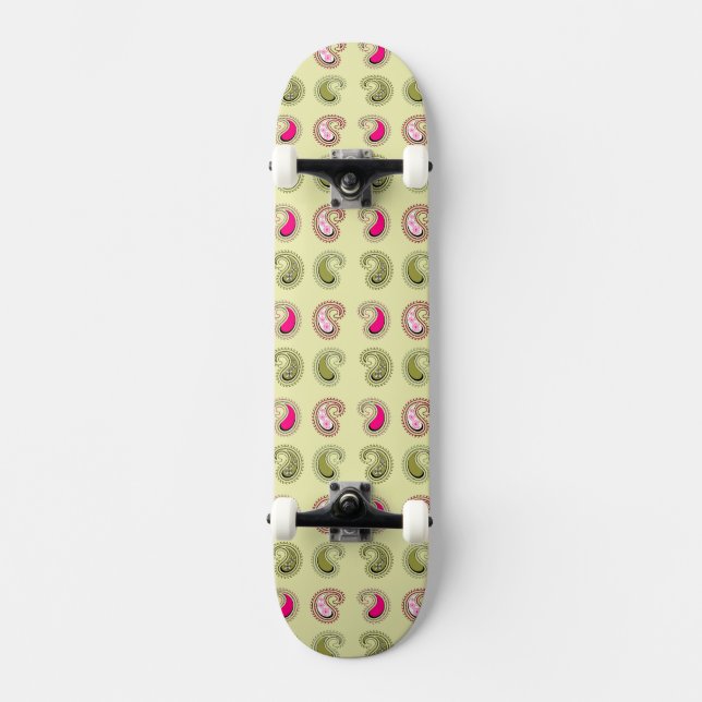 Skateboard Modèle floral marais (Recto)
