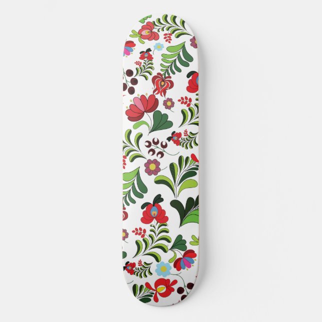 Skateboard Modèle floral Matyo (Recto)