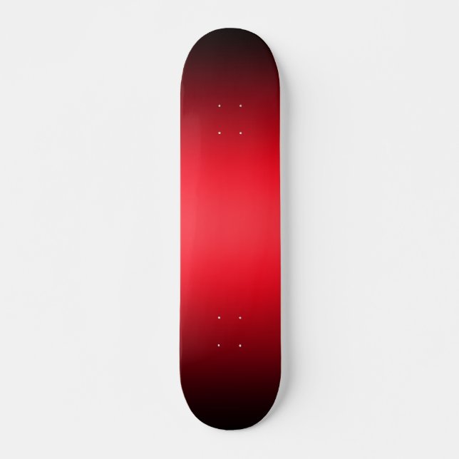 Skateboard Modèle rouge et noir de gradient de planche à (Devant)