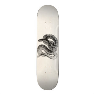 Skateboard Modèle vintage de serpent de reptile de serpent à